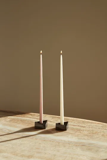 STOFF Nagel reflect castiçal pequeno 2,7 cm - Cromo preto  - STOFF Nagel