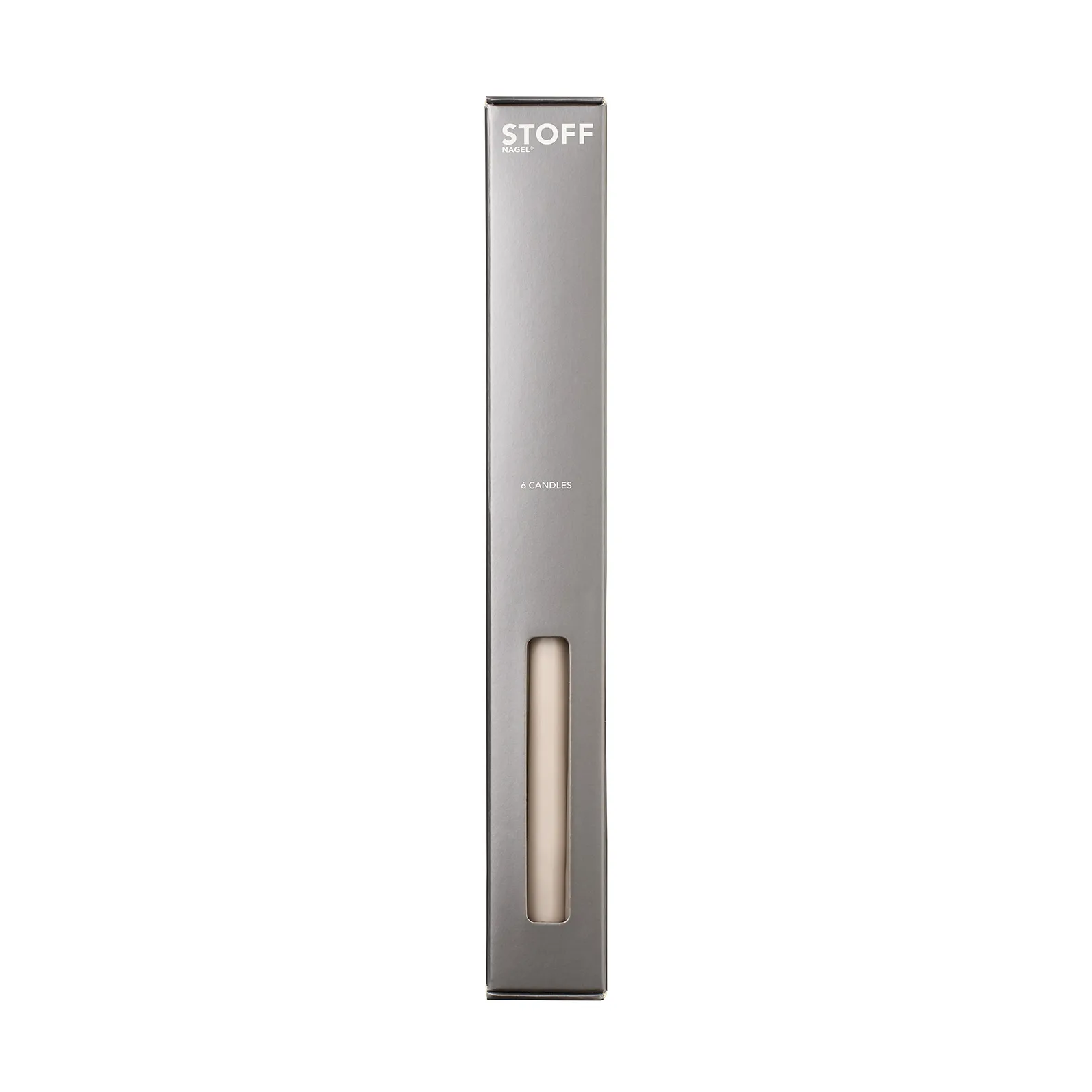 STOFF Nagel velas antigas Ester & Erik 6 unidades, areia STOFF Nagel