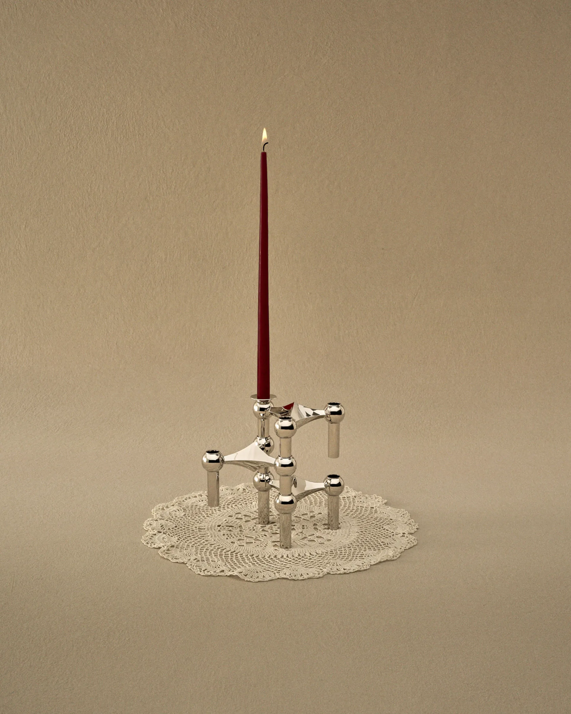 STOFF Nagel velas antigas Ester & Erik 6 unidades, Bordô vermelho STOFF Nagel