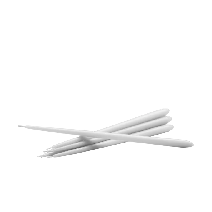 STOFF Nagel velas antigas Ester & Erik 6 unidades - Branco - STOFF Nagel