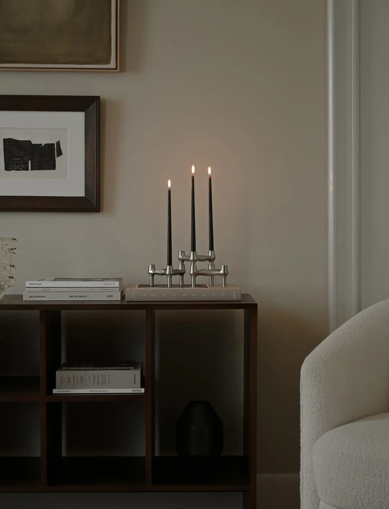 STOFF Nagel velas antigas Ester & Erik 6 unidades, Espresso STOFF Nagel