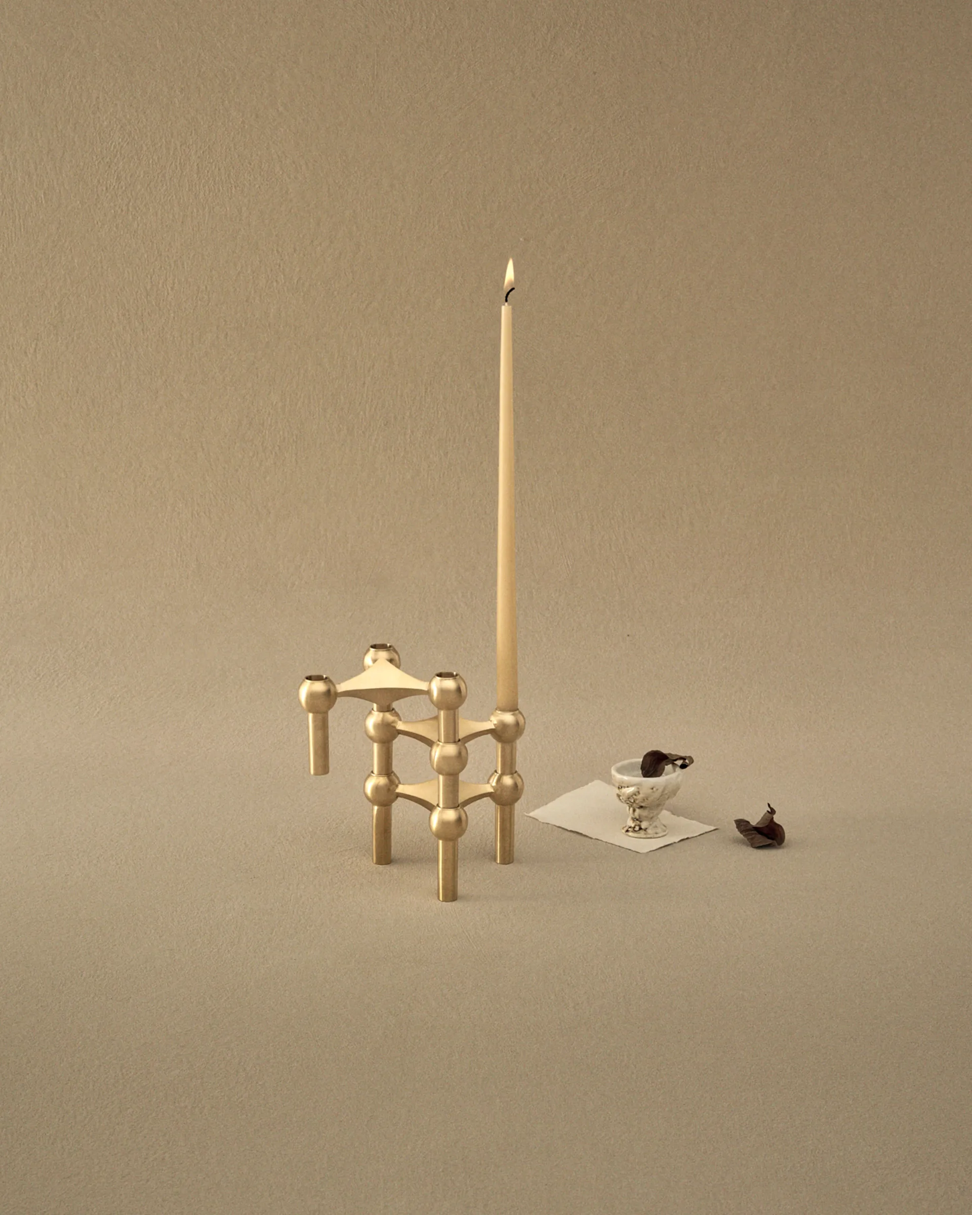 STOFF Nagel velas antigas Ester & Erik 6 unidades, Ginger STOFF Nagel
