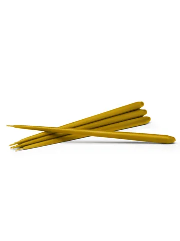 STOFF Nagel velas antigas Ester & Erik 6 unidades - Mustard - STOFF Nagel