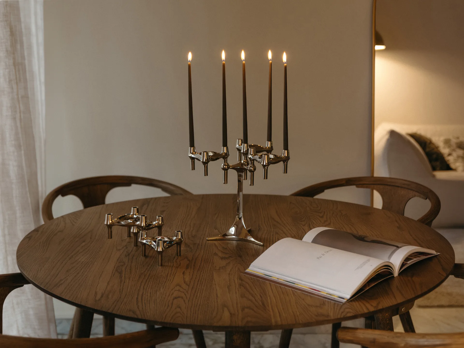 STOFF Nagel velas antigas Ester & Erik 6 unidades, Taupe STOFF Nagel