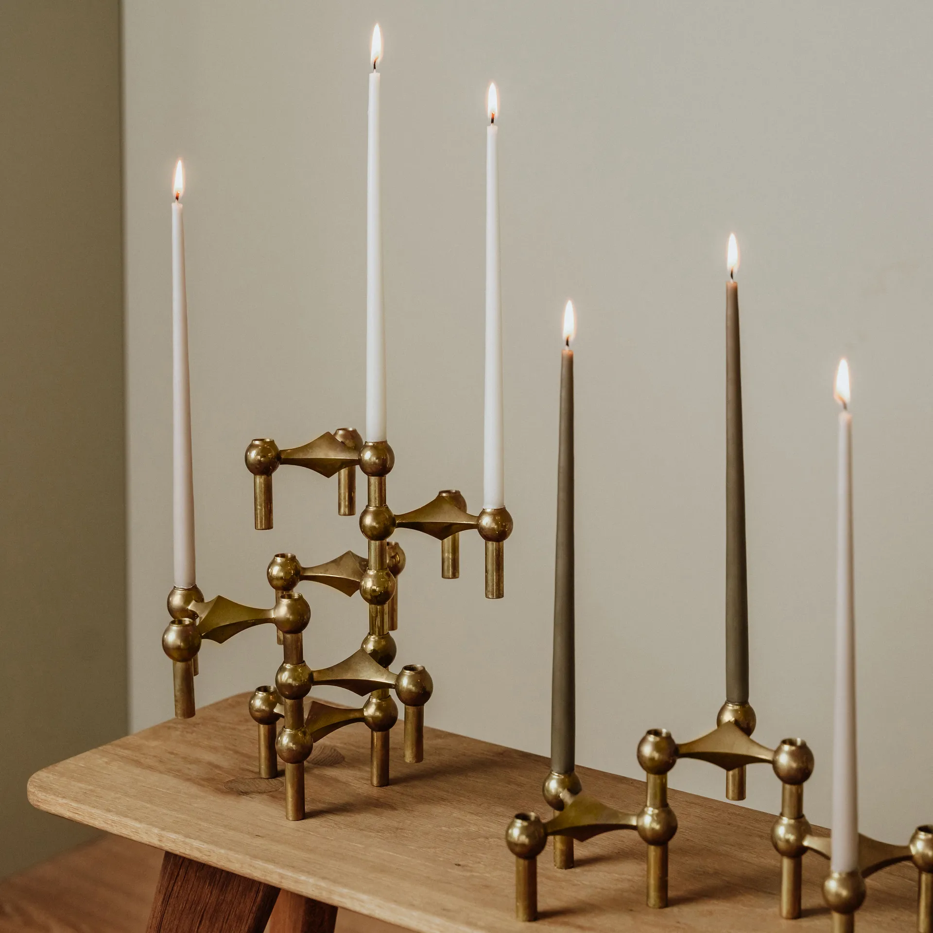 STOFF Nagel velas antigas Ester & Erik 6 unidades, Taupe STOFF Nagel