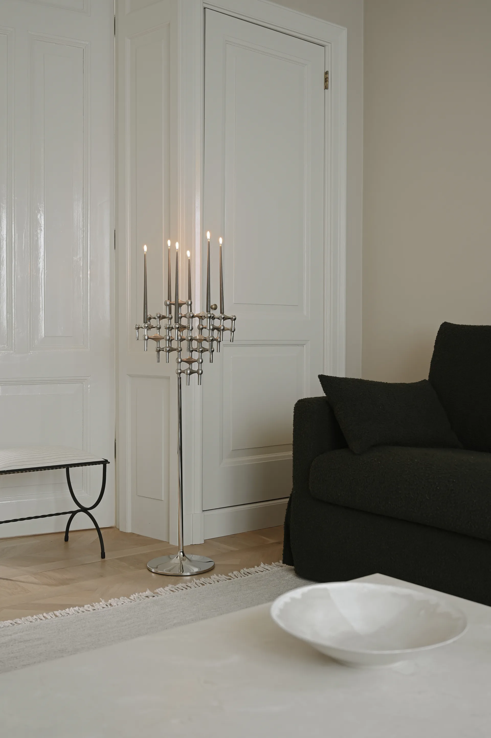 Suporte de chão STOFF Nagel 70 cm, Cromado STOFF Nagel