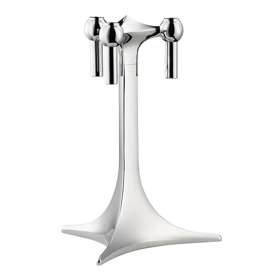 Suporte de velas STOFF Nagel, Cromado STOFF Nagel