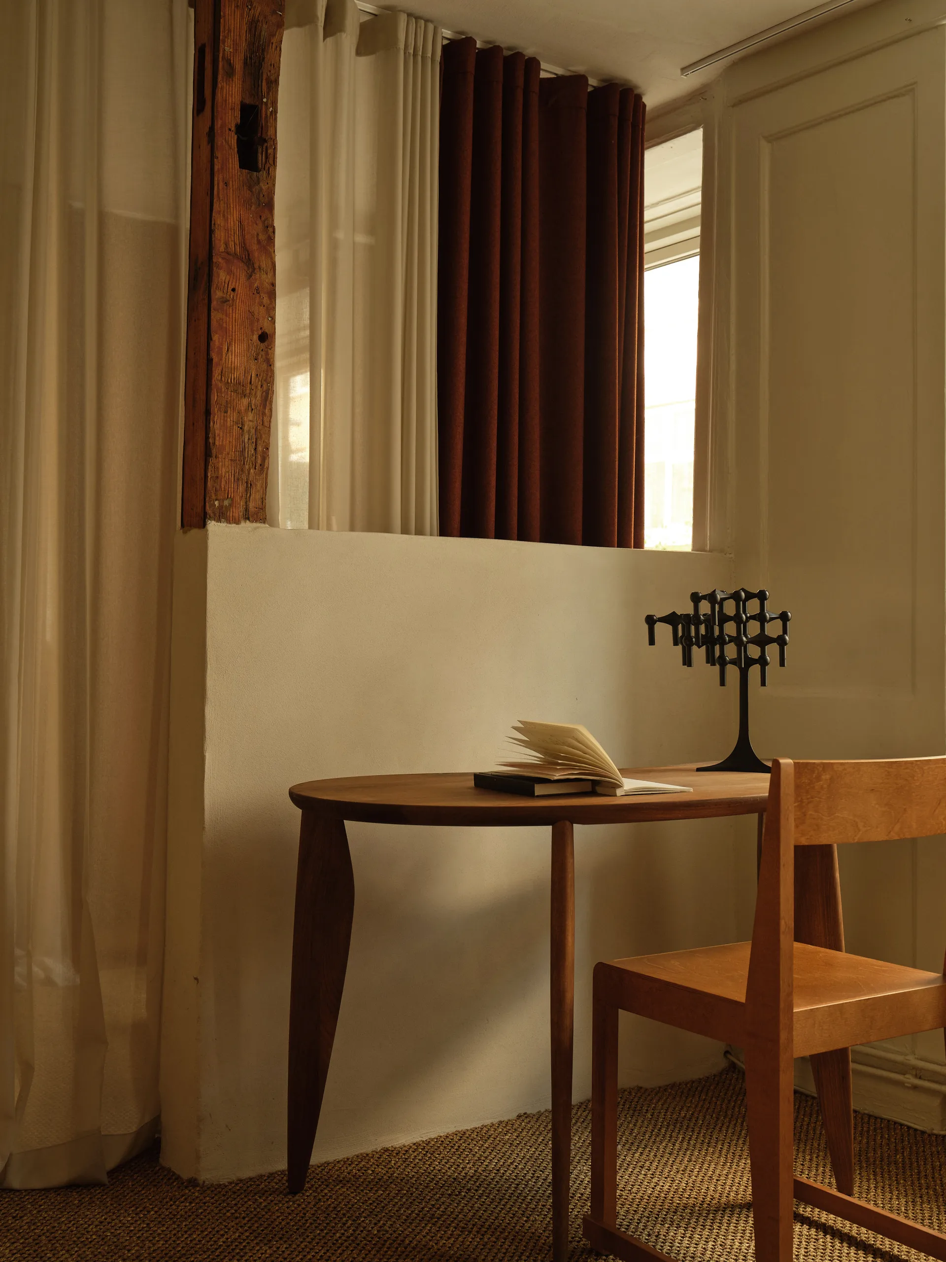 Suporte de velas STOFF Nagel, Preto STOFF Nagel