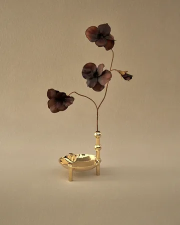 Vaso STOFF Nagel - Latão - STOFF Nagel