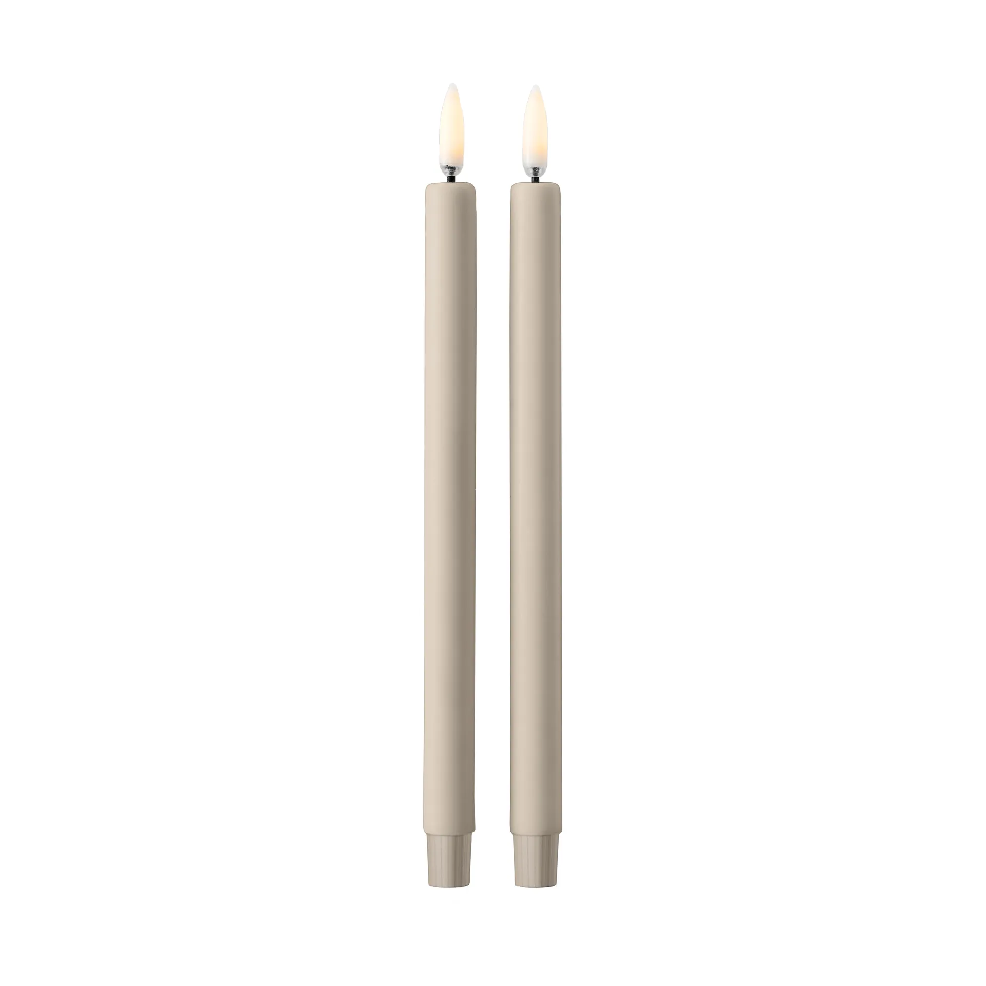 Vela STOFF Nagel LED da Uyuni Lighting, 2 un., Sand STOFF Nagel