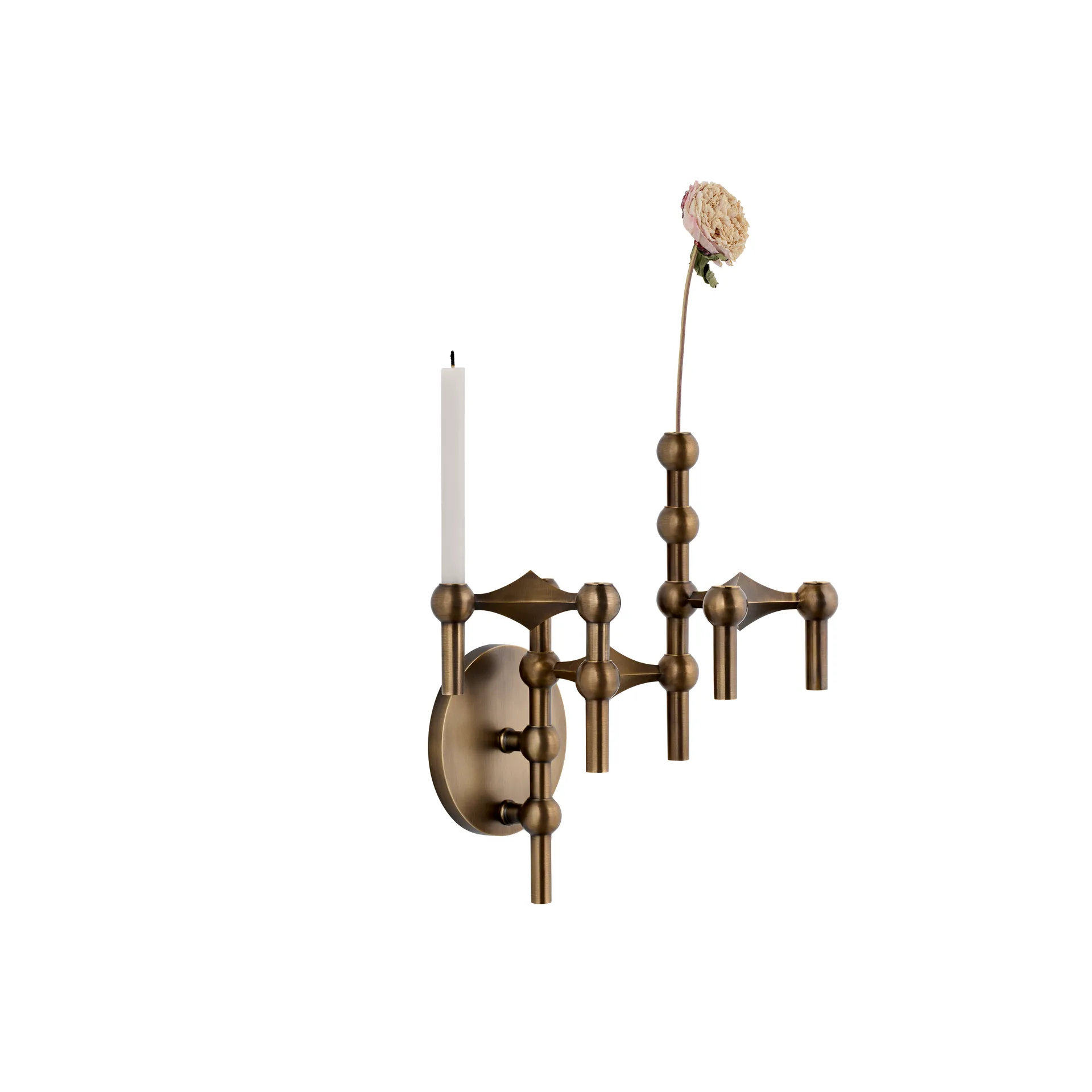 STOFF Nagel castiçal de parede , Bronzed brass STOFF