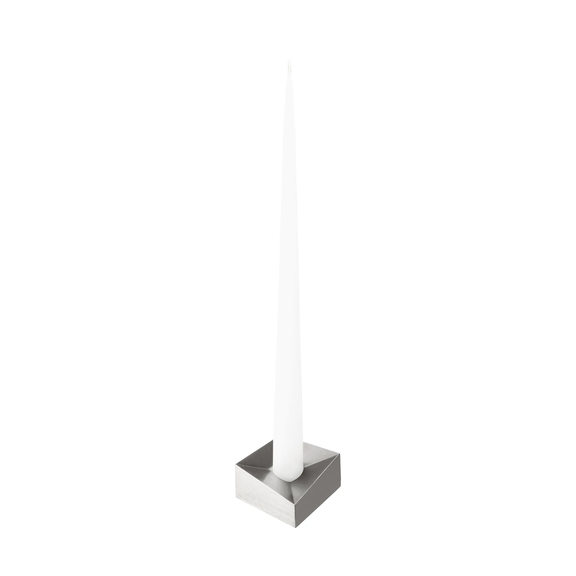 STOFF Nagel reflect castiçal grande 3,2 cm, Cromado escovado STOFF