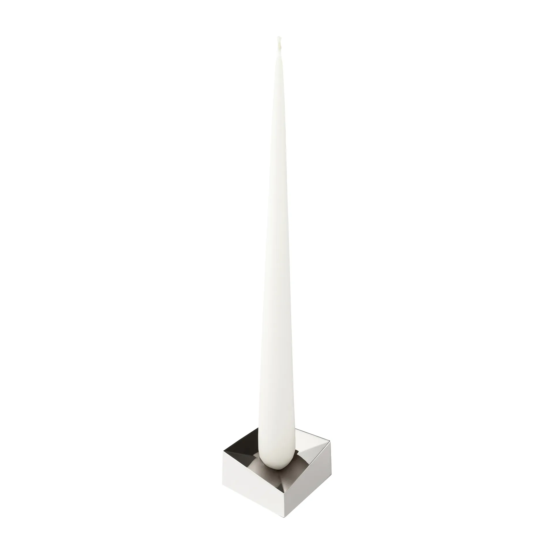 STOFF Nagel reflect castiçal grande 3,2 cm, Cromo STOFF