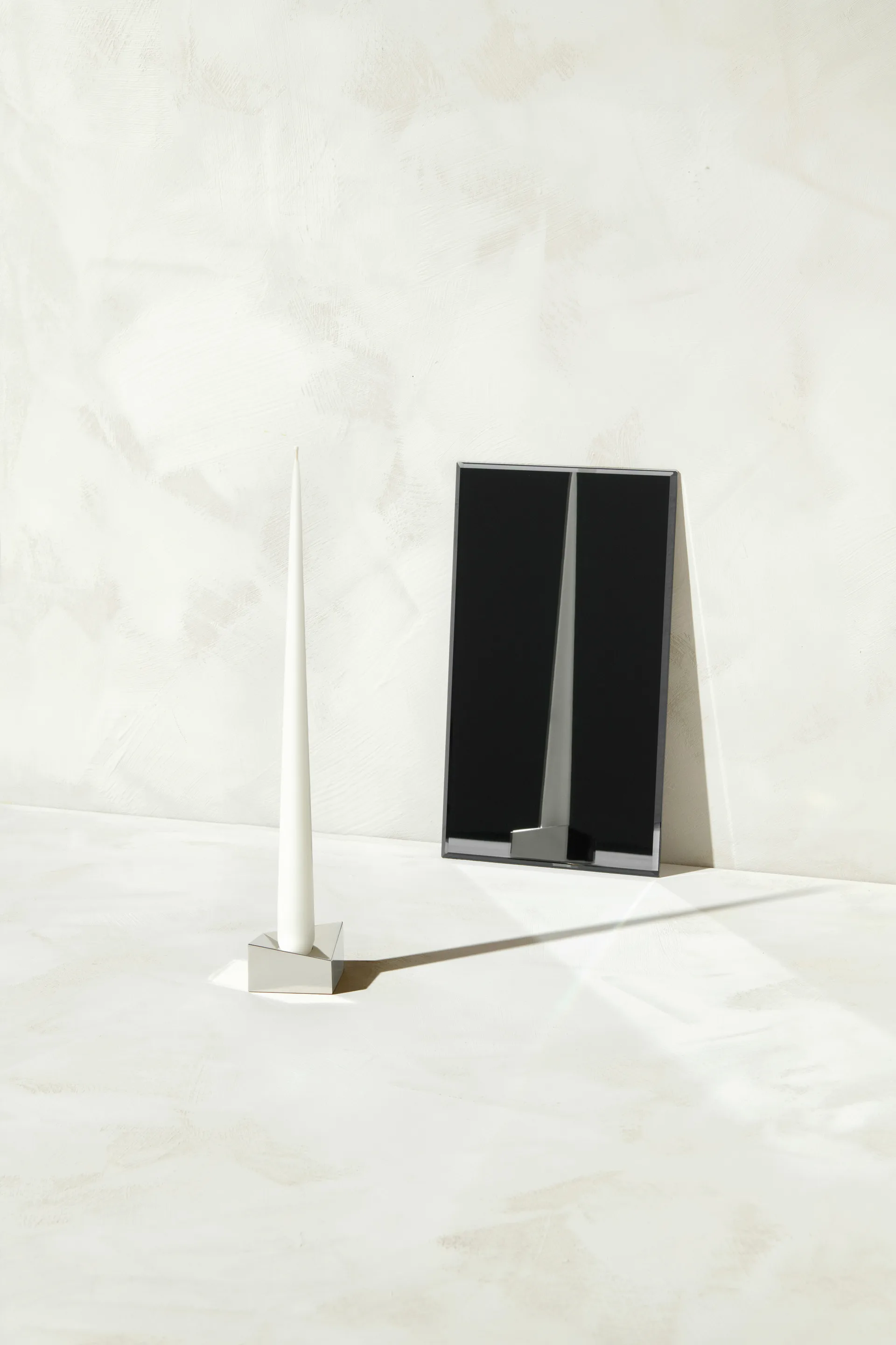 STOFF Nagel reflect castiçal grande 3,2 cm, Cromo STOFF