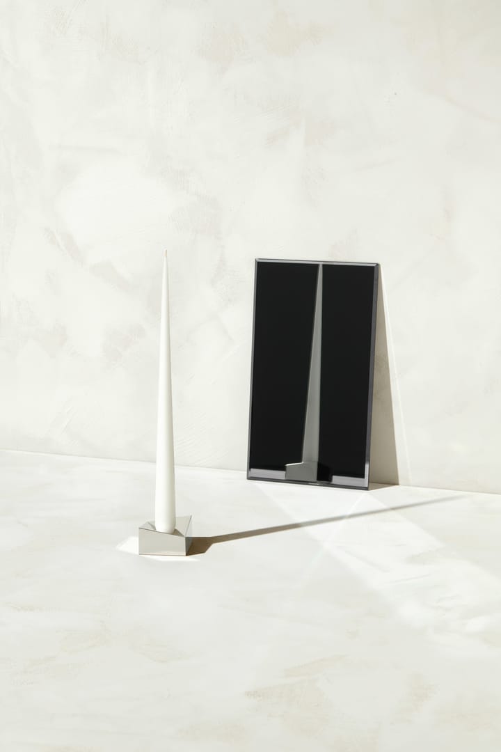 STOFF Nagel reflect castiçal grande 3,2 cm, Cromo STOFF