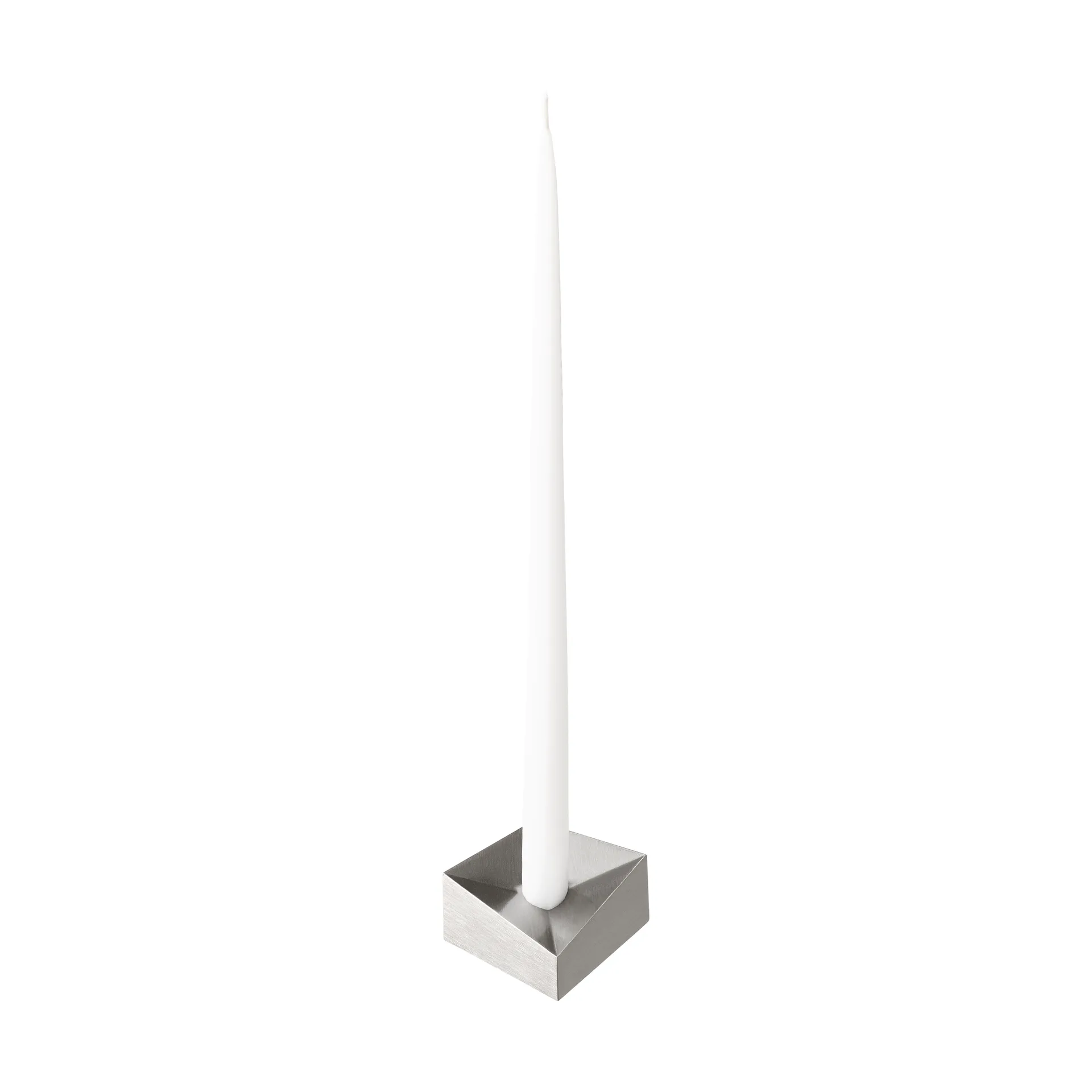 STOFF Nagel reflect castiçal pequeno 2,7 cm, Cromado escovado STOFF