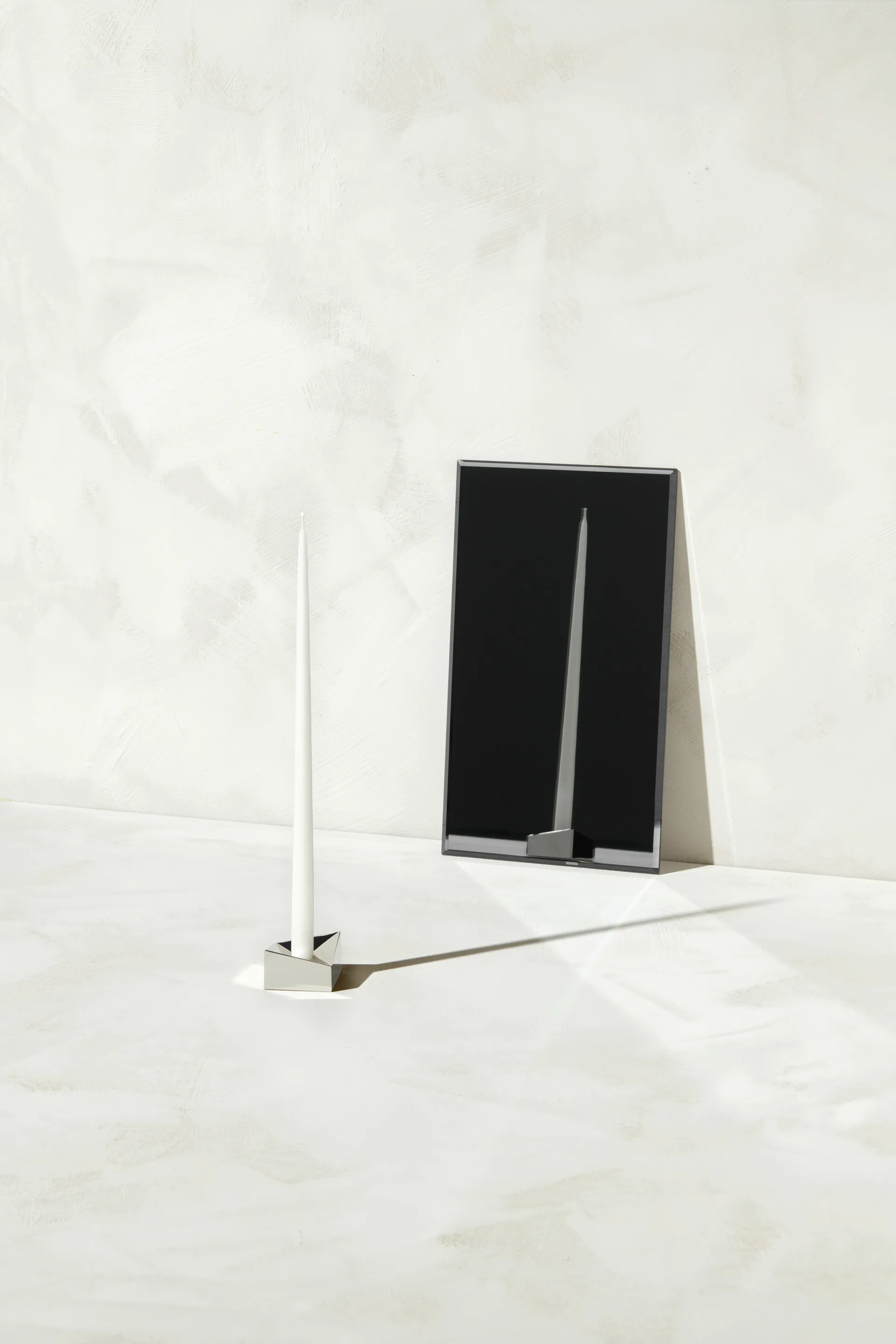 STOFF Nagel reflect castiçal pequeno 2,7 cm, Cromo STOFF