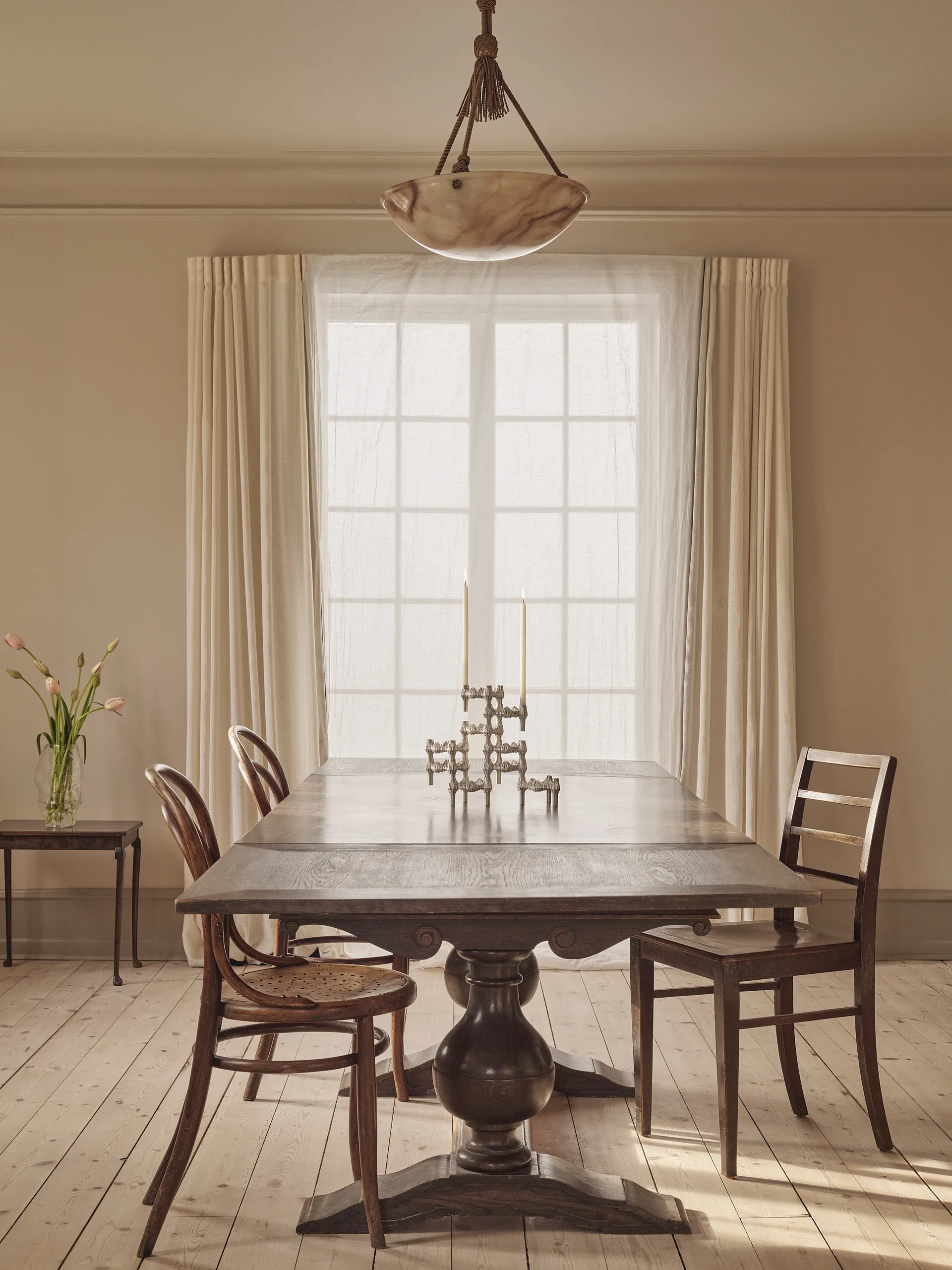 STOFF Quist castiçal, Cromado escovado STOFF