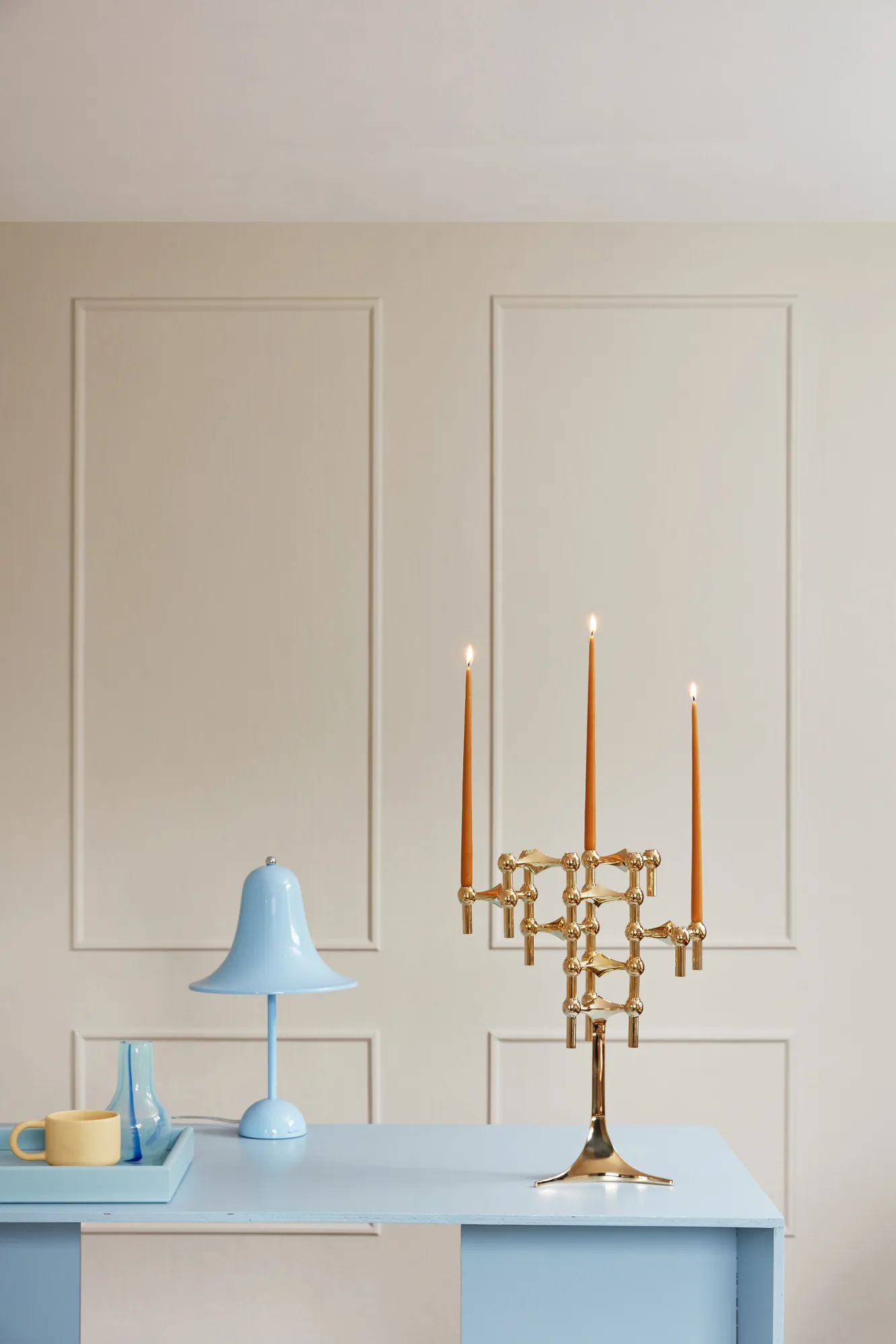 STOFF velas antigas Ester & Erik 6 unidades , âmbar STOFF