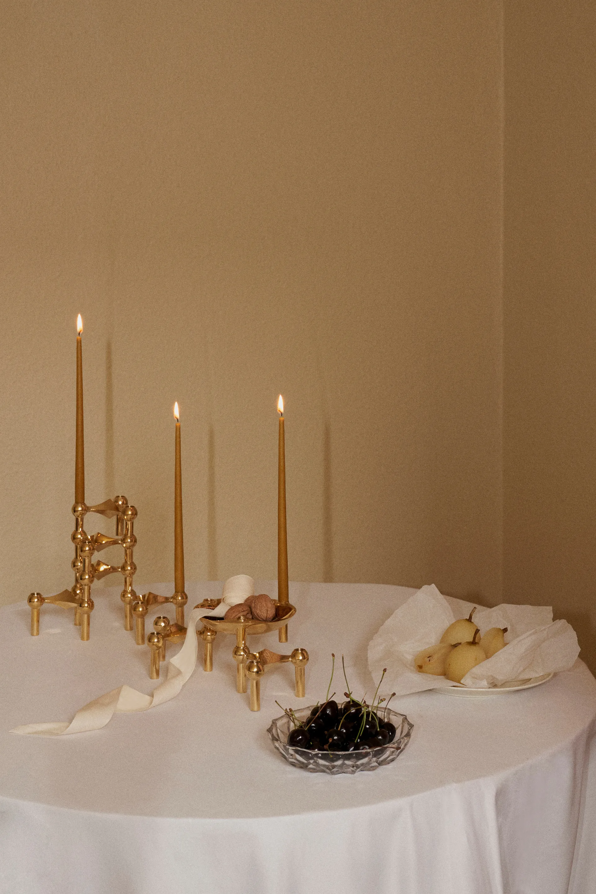 STOFF velas antigas Ester & Erik 6 unidades , âmbar STOFF