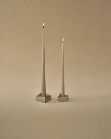 STOFF velas antigas Ester & Erik 6 unidades  - areia - STOFF