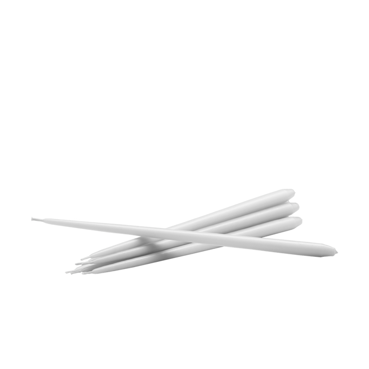 STOFF velas antigas Ester & Erik 6 unidades  - Branco - STOFF