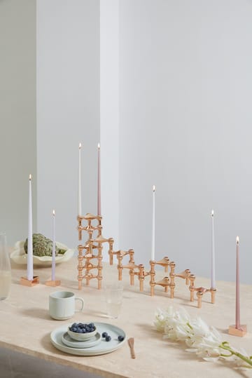 STOFF velas antigas Ester & Erik 6 unidades  - Branco - STOFF