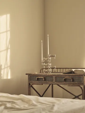 STOFF velas antigas Ester & Erik 6 unidades  - Branco - STOFF