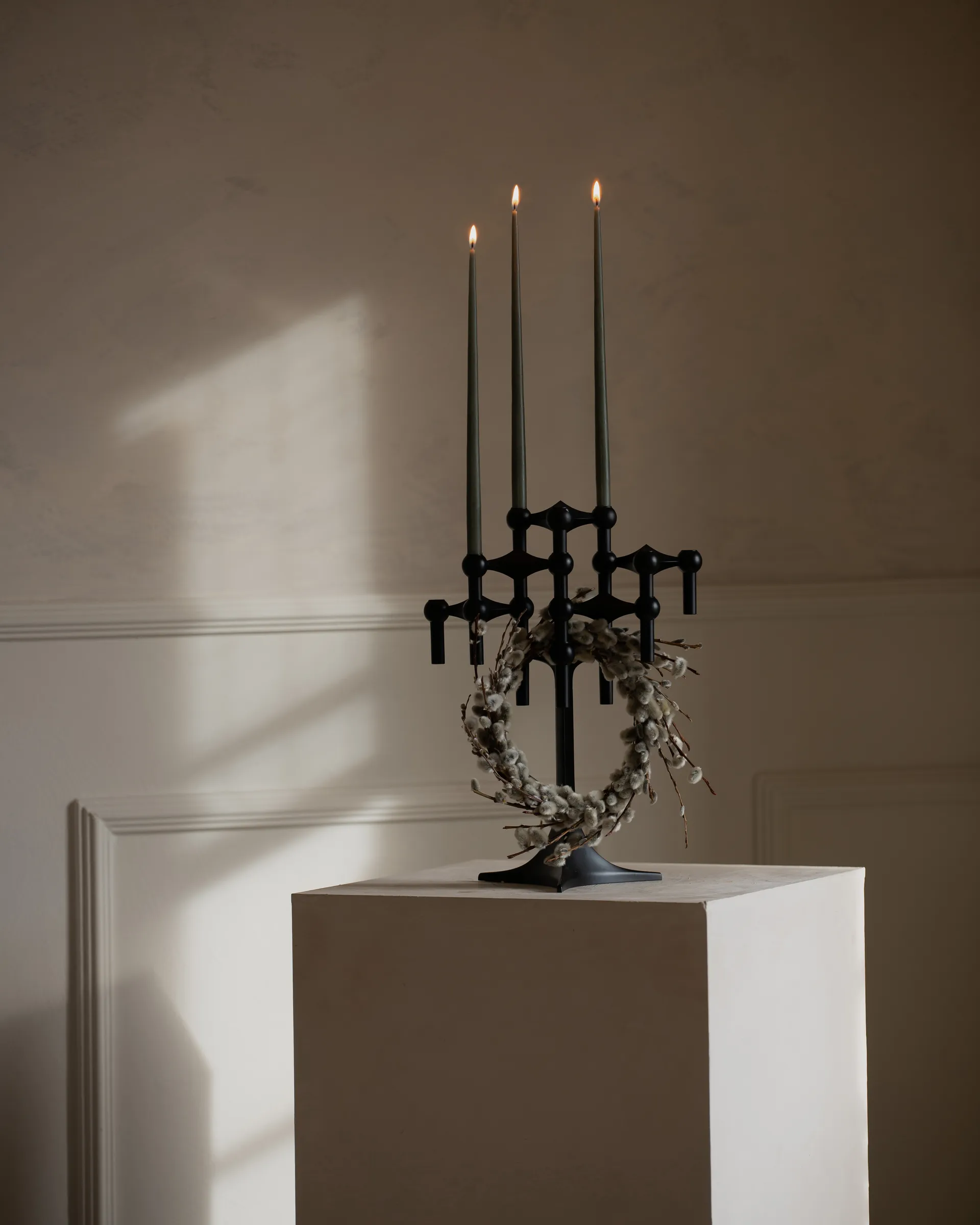 STOFF velas antigas Ester & Erik 6 unidades , Dusty green STOFF