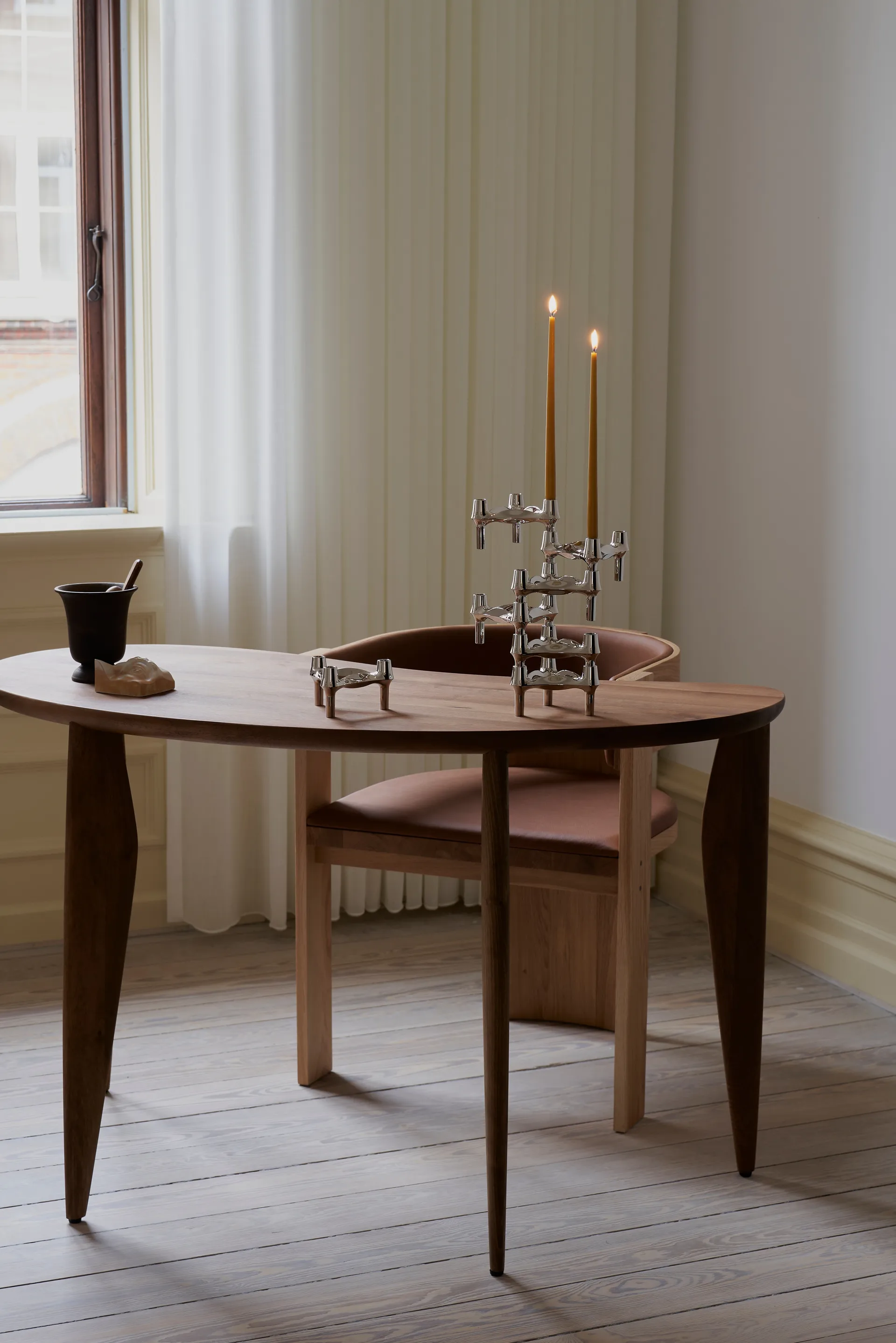 STOFF velas antigas Ester & Erik 6 unidades , Mustard STOFF