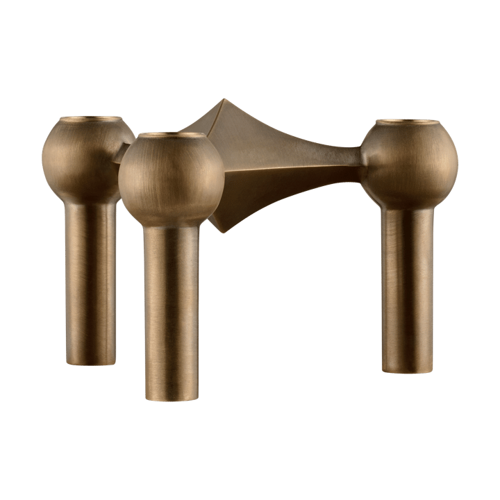 Suporte de velas Nagel - Bronzed brass - STOFF