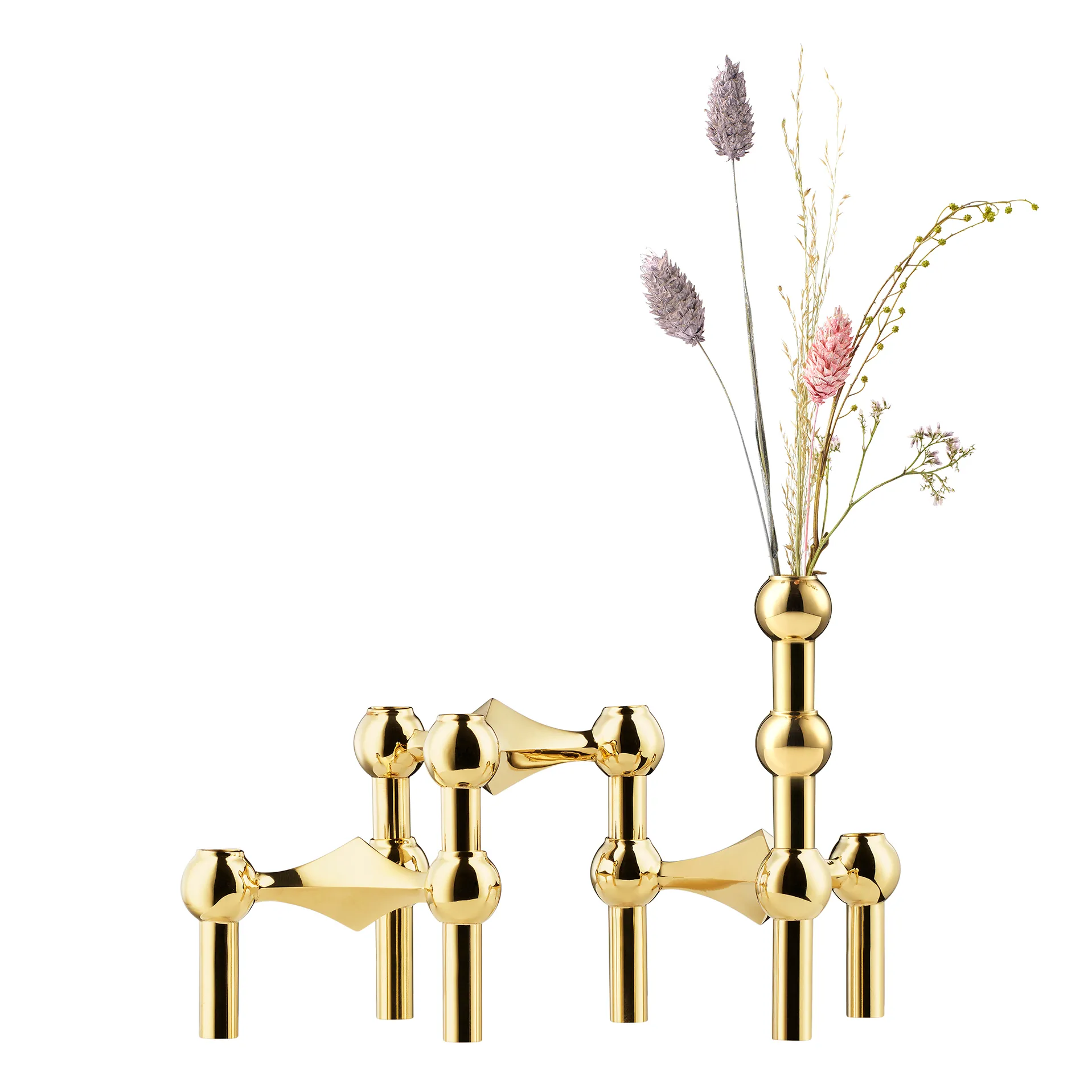 Vaso STOFF Nagel, Latão STOFF