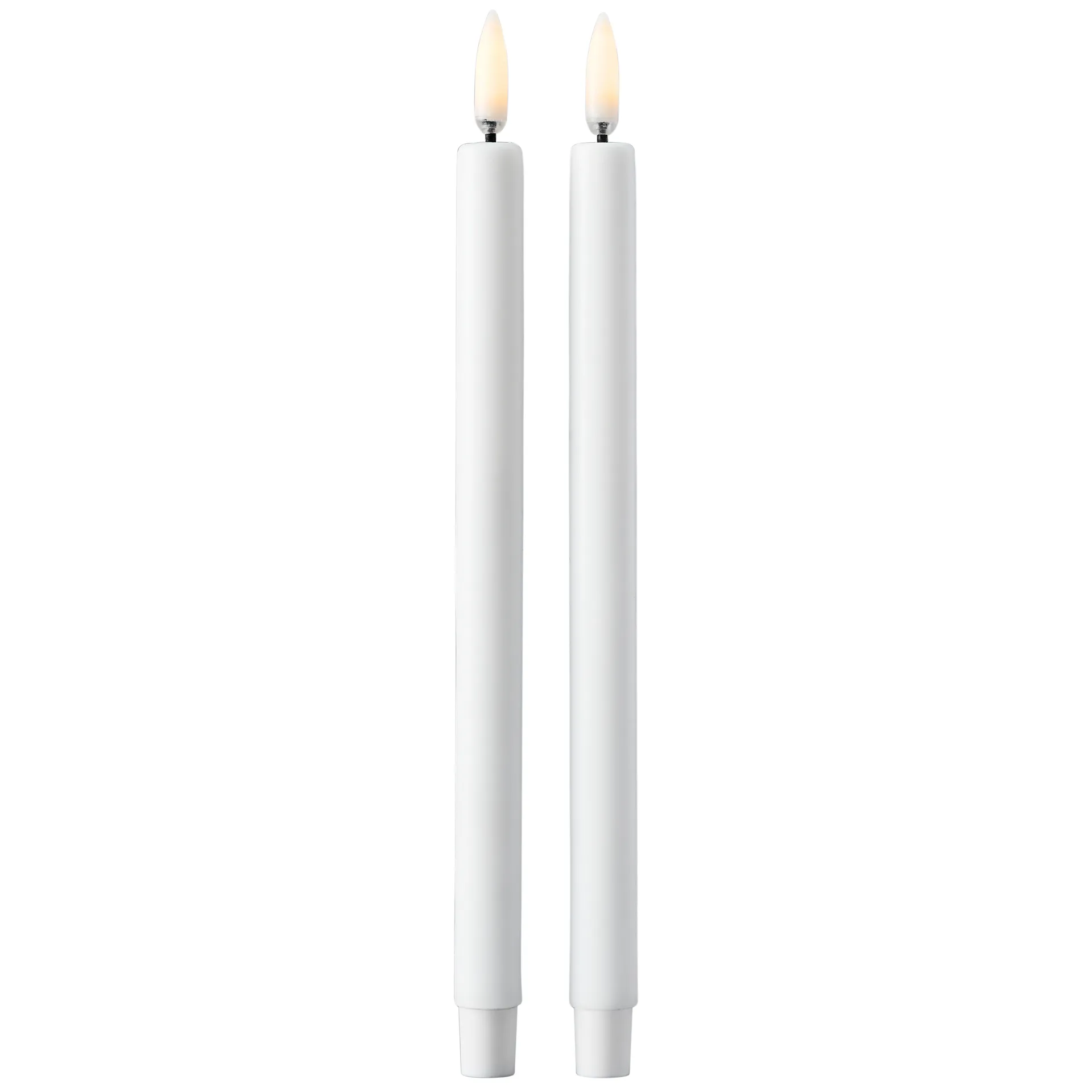 Vela STOFF LED da Uyuni Lighting, 2 un., branco STOFF