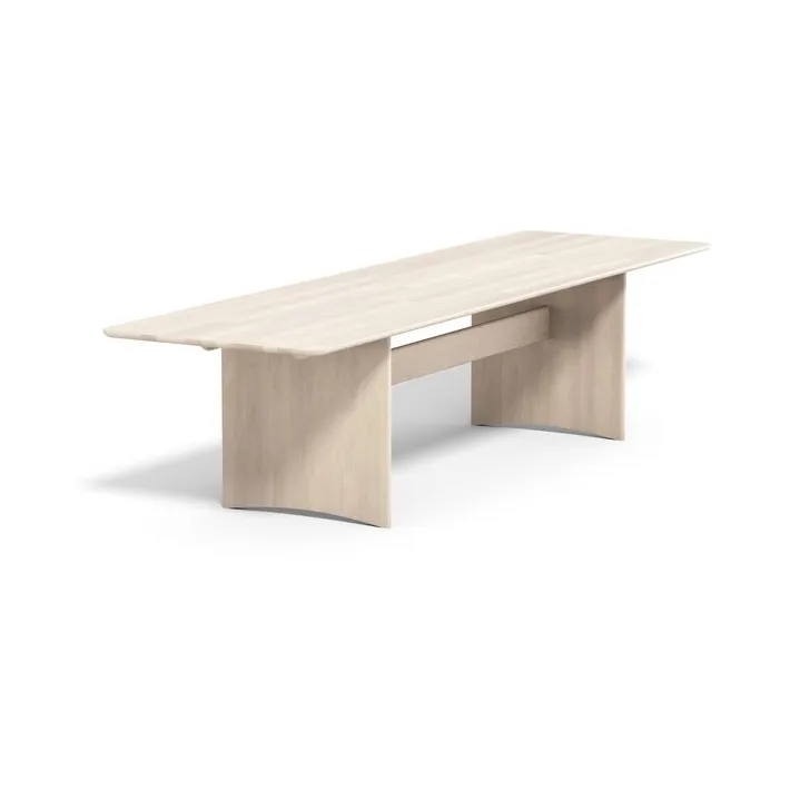 Alt mesa 320x110 cm bétula - Verniz fosco claro - Stolab
