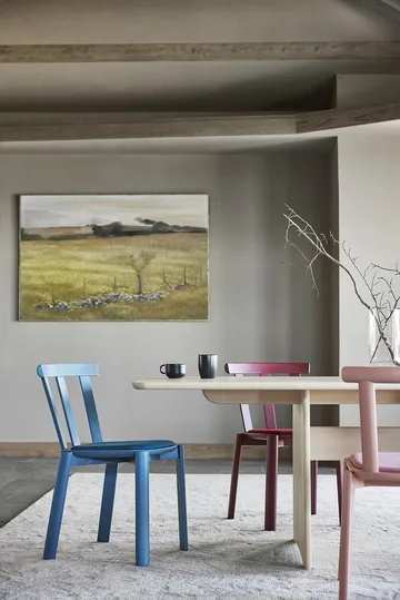 Alt mesa 320x110 cm bétula - Verniz fosco claro - Stolab