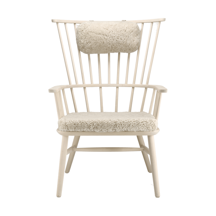 Cadeirão Henriette com almofada e almofada de pescoço Óleo branco-Moonlight - undefined - Stolab