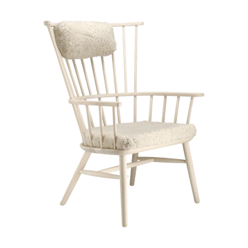 Cadeirão Henriette com almofada e almofada de pescoço Óleo branco-Moonlight - undefined - Stolab