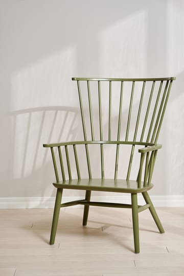 Cadeirão Henriette com almofada e almofada de pescoço Verde oliva-Sahara - undefined - Stolab