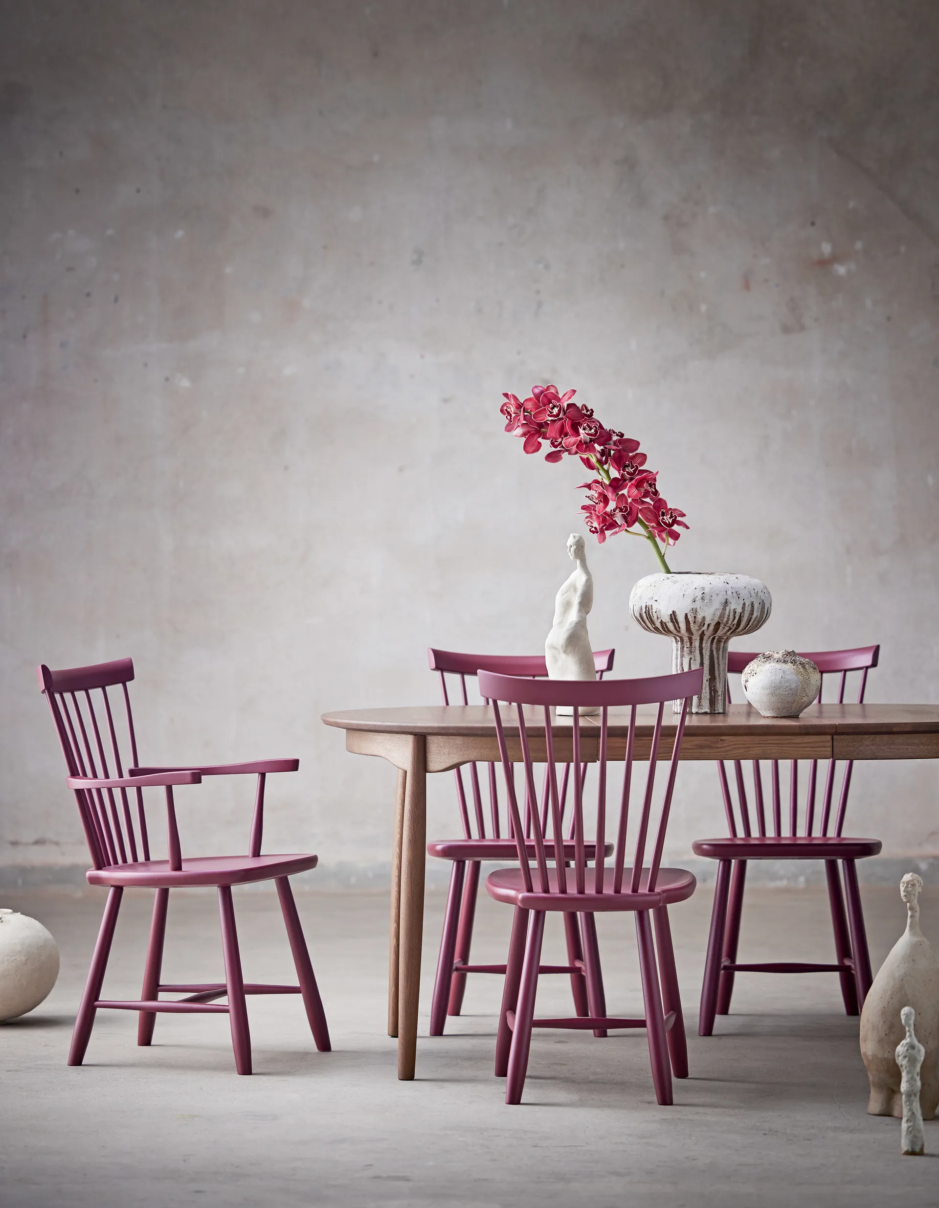 Cadeirão Lilla Åland faia, Lingon 19 Stolab