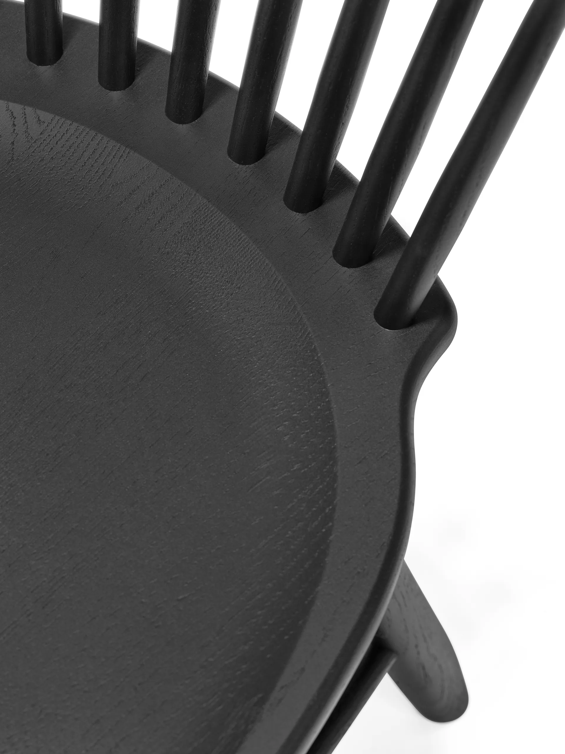 Lilla Åle cadeira faia, Preto Stolab