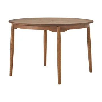 Mesa de jantar Carl Ø115 cm divided - Chocolat brown óleo Edição Especial (carvalho), Ø115 cm - Stolab