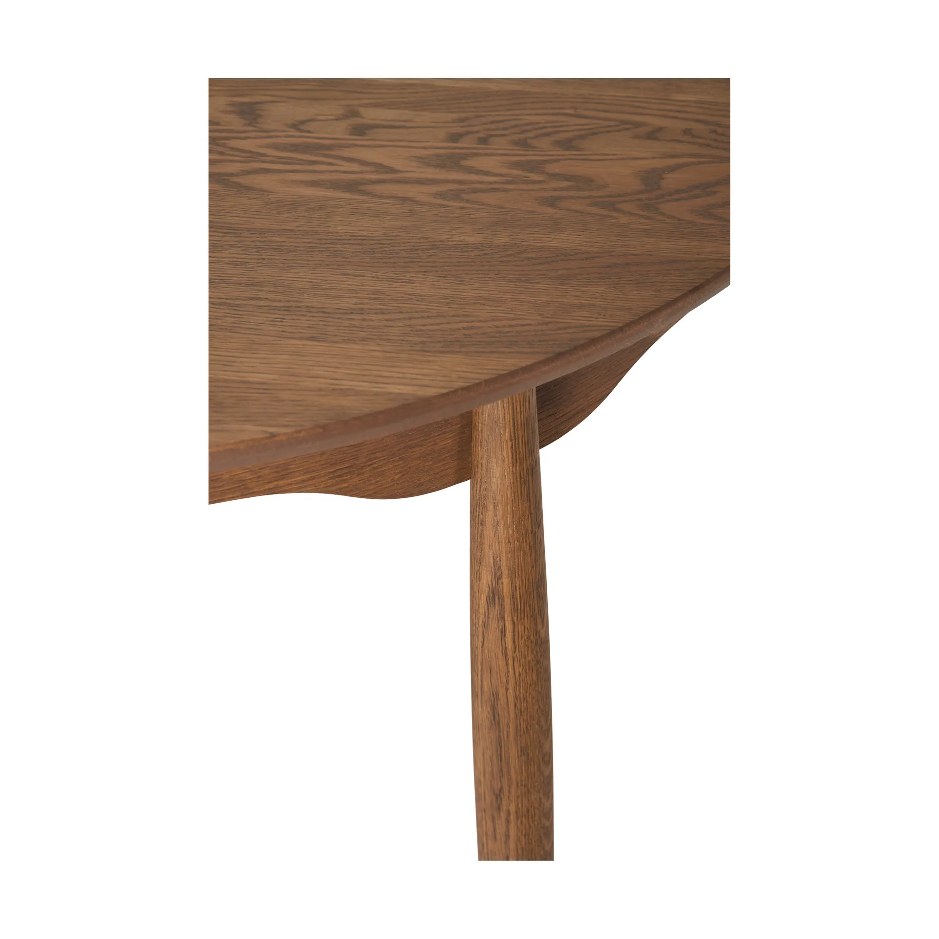 Mesa de jantar Carl Ø115 cm divided, Chocolat brown óleo Edição Especial (carvalho), Ø115 cm Stolab