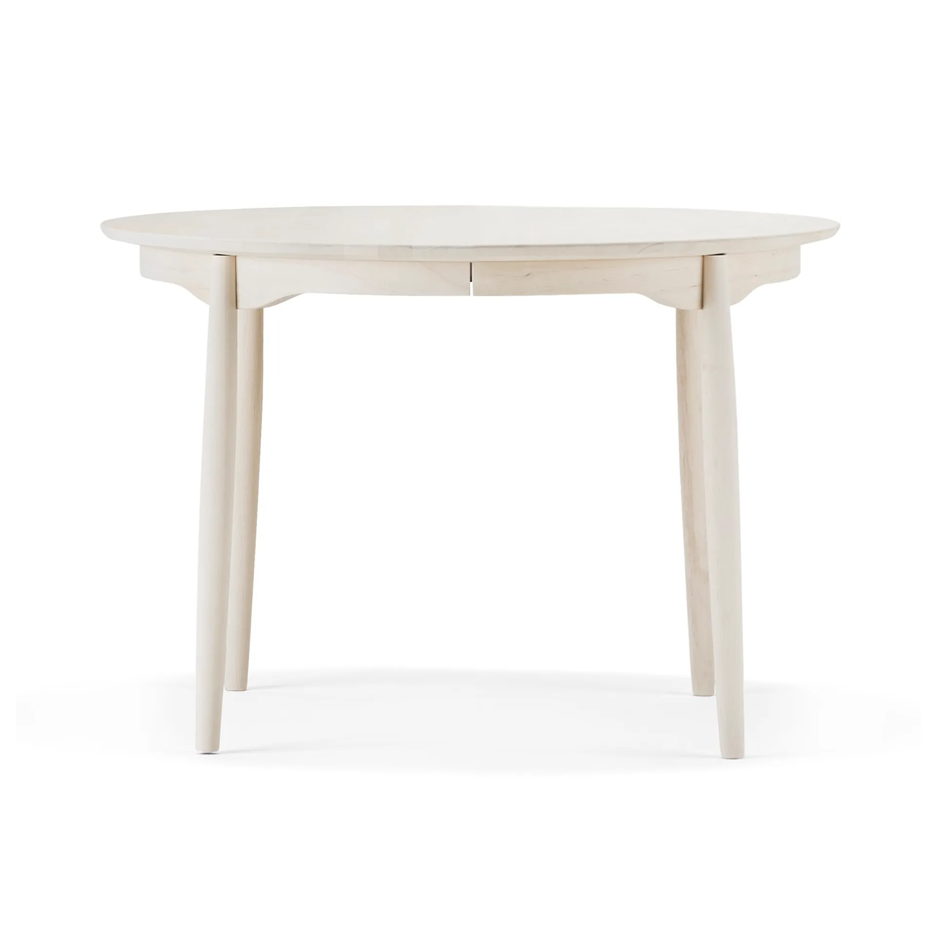 Mesa de jantar Carl Ø115 cm divided, Óleo branco de bétula  Stolab