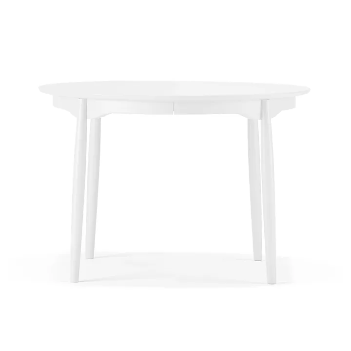 Mesa de jantar Carl divided - Madeira bétula branca 21, Ø115 cm - Stolab