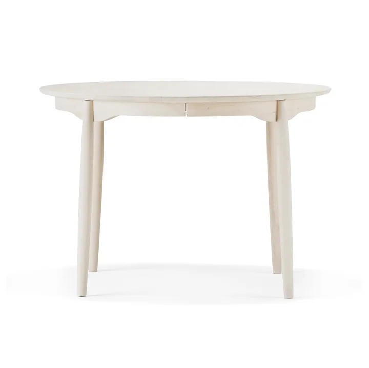 Mesa de jantar Carl divided - Óleo branco de bétula, Ø115 cm - Stolab