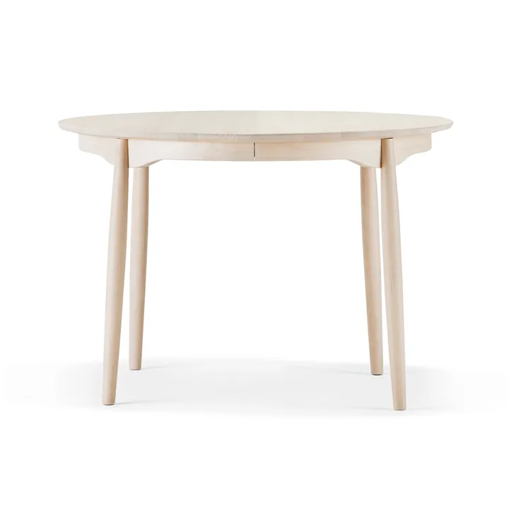 Mesa de jantar Carl divided - Verniz de bétula mate lacado, Ø115 cm - Stolab