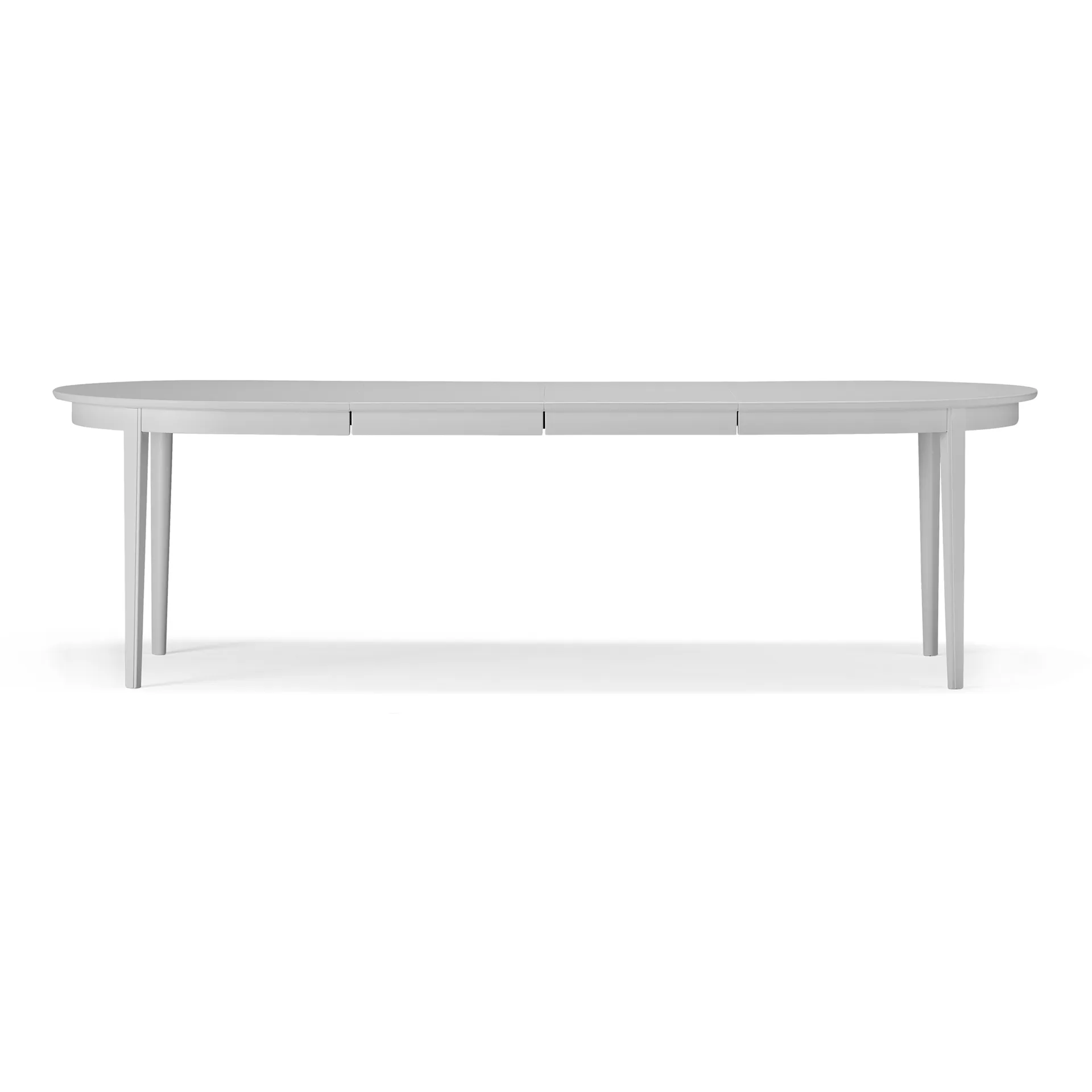 Mesa de jantar diária 160x100 cm, Bétula cinzento claro 51, 2 inserções Stolab