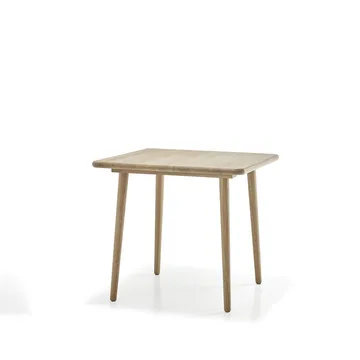 Mesa de jantar Miss Tailor 90x90x73 cm - verniz natural de carvalho  - Stolab