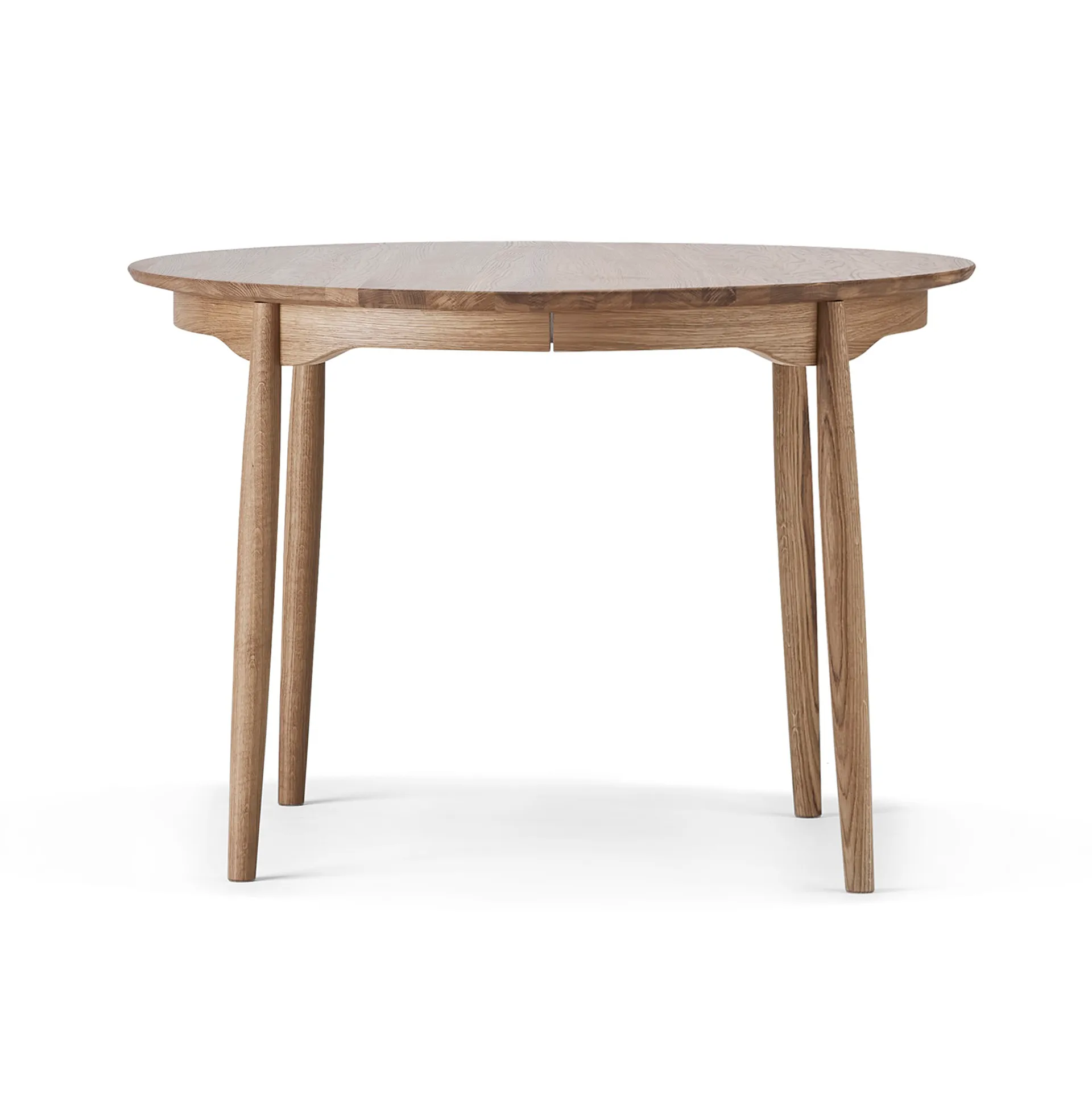 Mesa de jantar tampo fixo Carl Ø115 cm, Óleo natural de carvalho Stolab