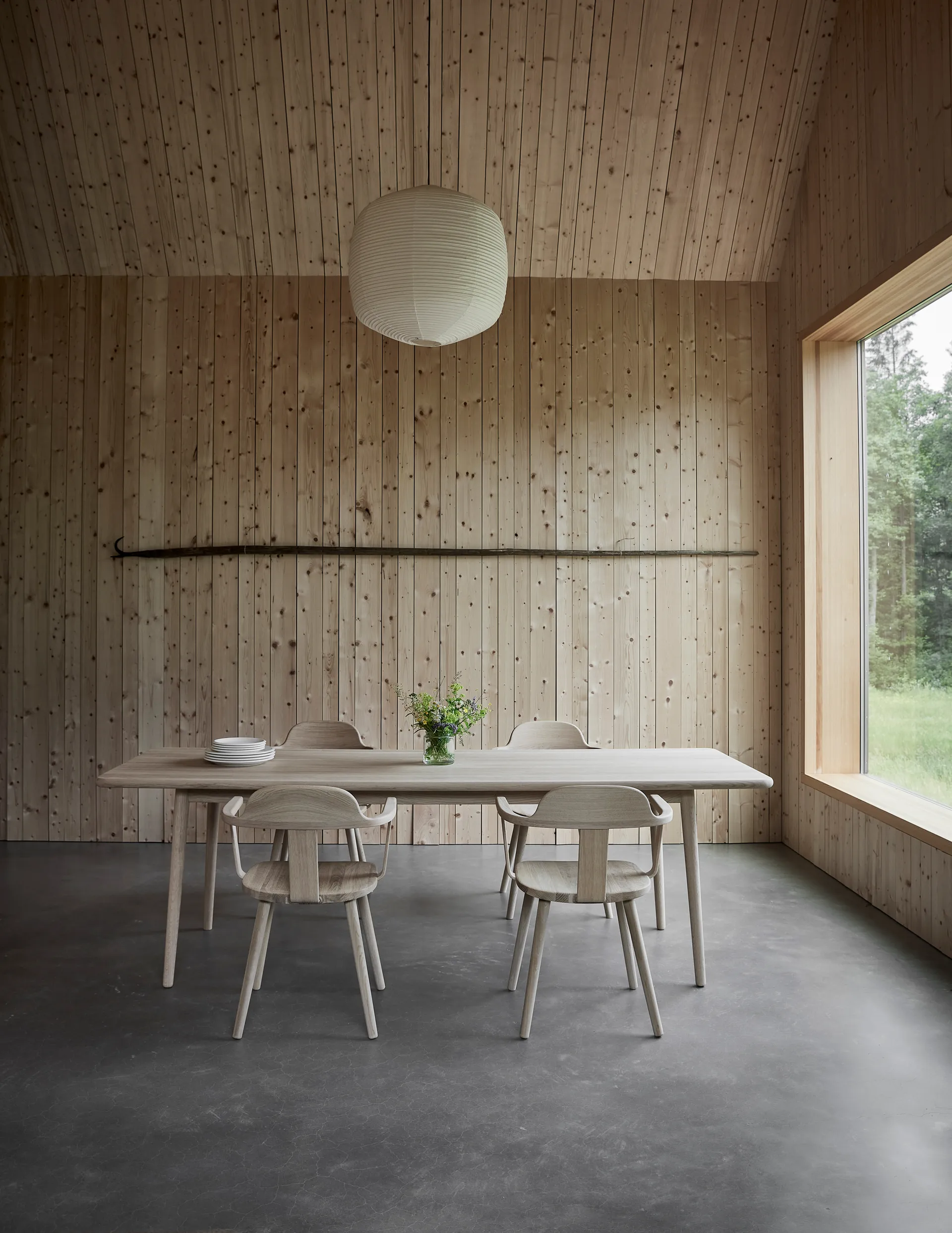 Mesa Miss Holly 235x100 cm, Óleo branco de bétula Stolab